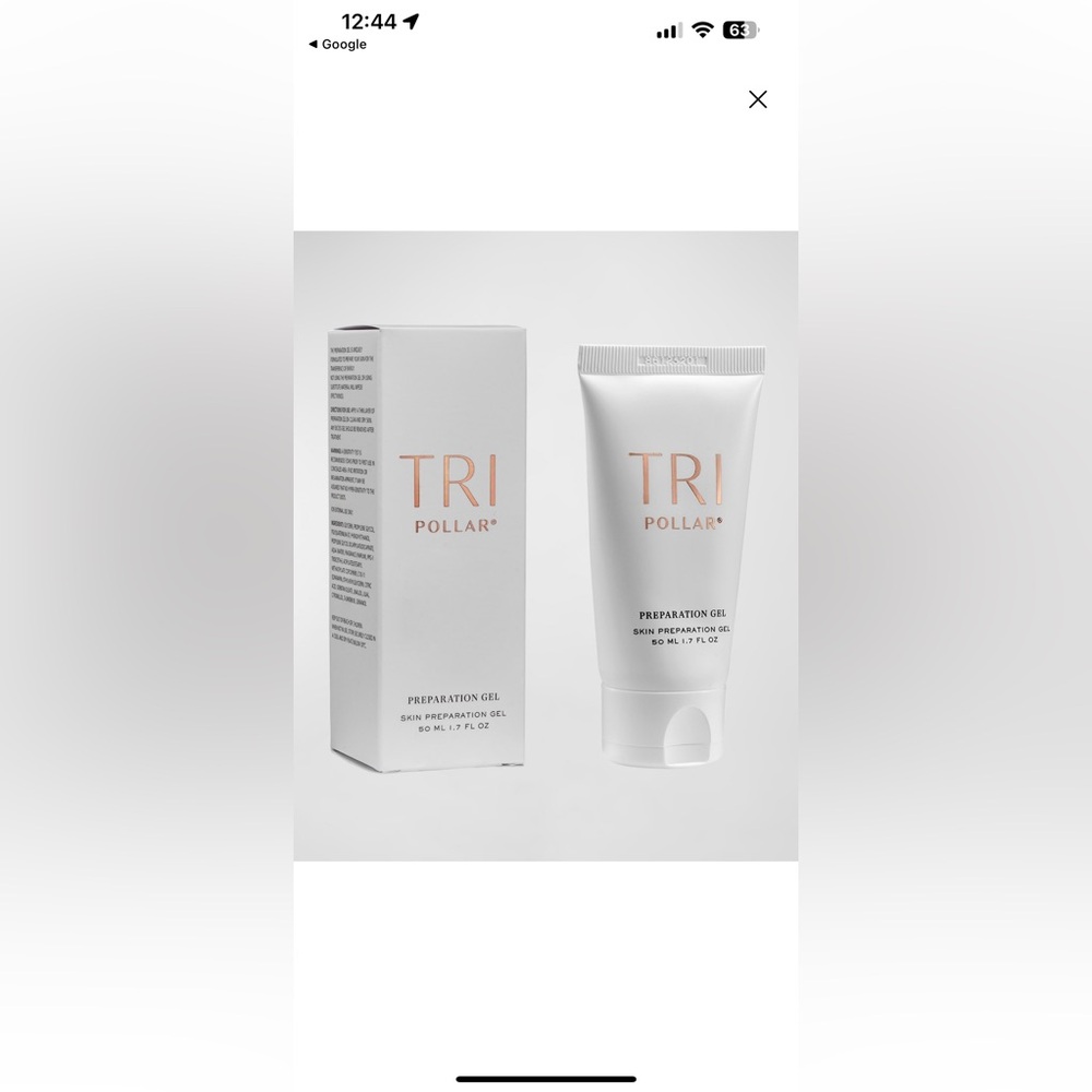 TRI POLLAR Preparation Gel, 50 ml/1.7 fl oz, NIB, MSRP $45